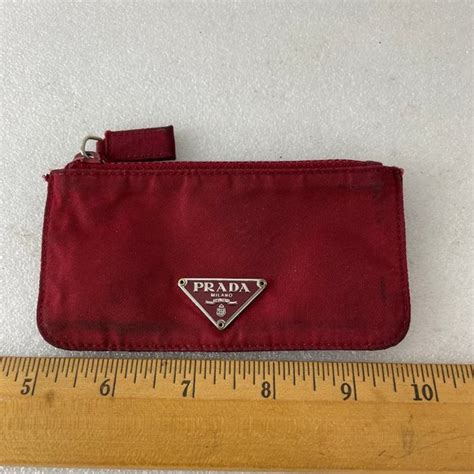 prada nylon coin pouch|prada nylon tote bag small.